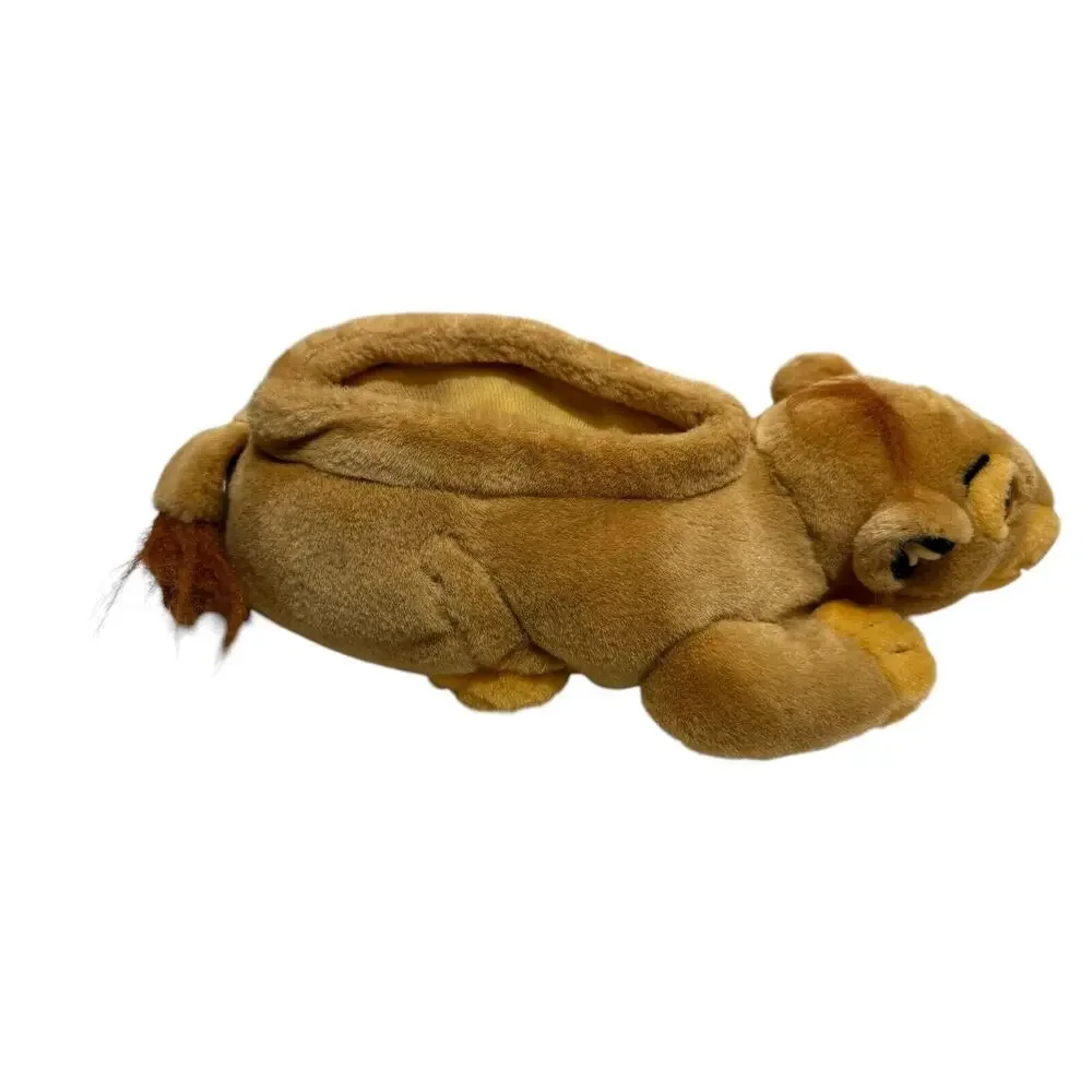 Vintage Disney Store Lion King Simba Youth Slippers Size Large 1-3